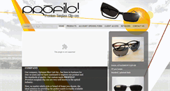 Desktop Screenshot of profiloclip-on.com