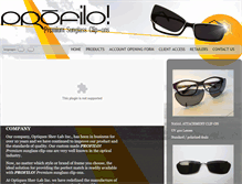 Tablet Screenshot of profiloclip-on.com